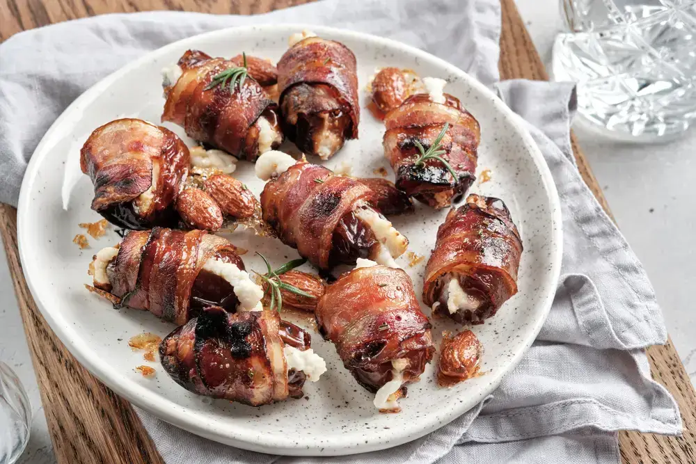 Bacon Wrapped Dates