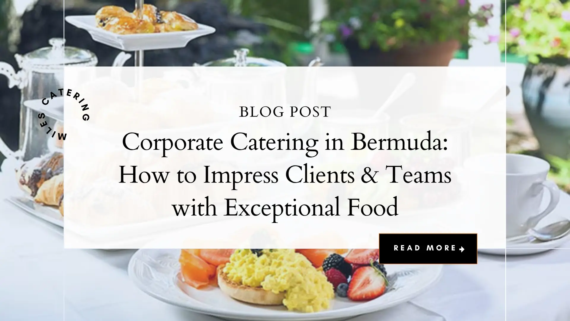 Corporate catering in Bermuda