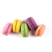 Sweet,Colorful,Macarons,Isolated,On,White,Background.,Tasty,Colourful,Macaroons.