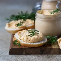 Homemade,Pate,,Spread,Or,Mousse,In,Glass,Jar,With,Sliced
